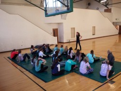 C.O.B.R.A. Instructor Annie McLaughlin Training a Group at Colorado State University.